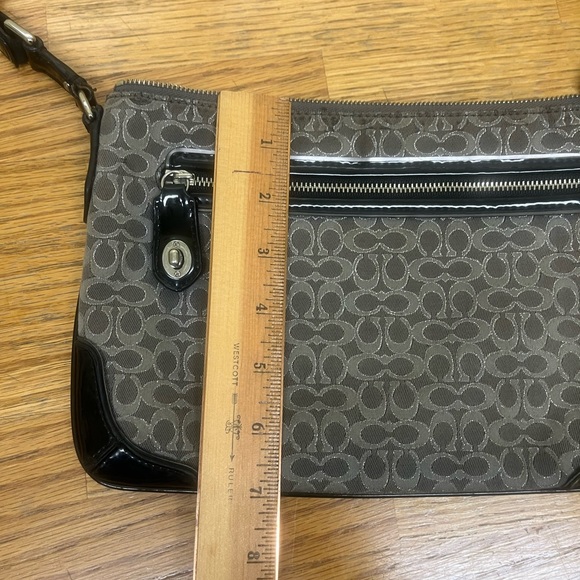 Coach Gray and Black Women's small crossbody - Picture 16 of 16